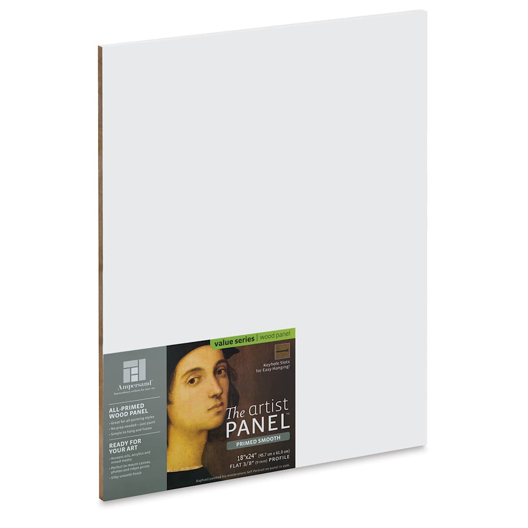 Open in modal - Ampersand Value Series Artist Panel - Smooth, 18" x 24", 3/8" Profile
