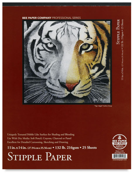 Open in modal - Bee Paper Stipple Paper Pads​ - Front cover of pad