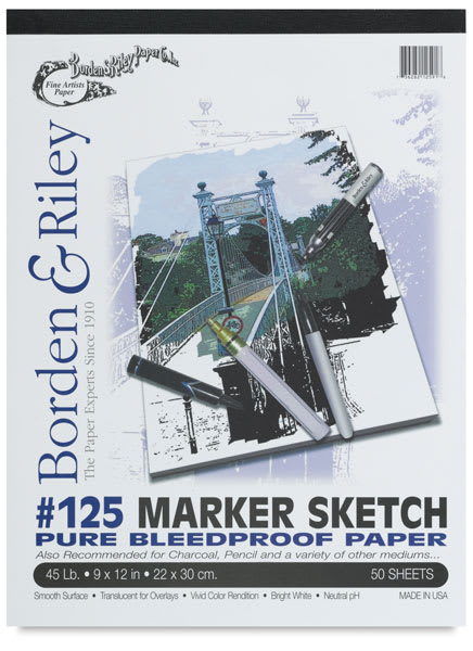 Open in modal - #125 Marker Sketch Pad, 50 Sheets