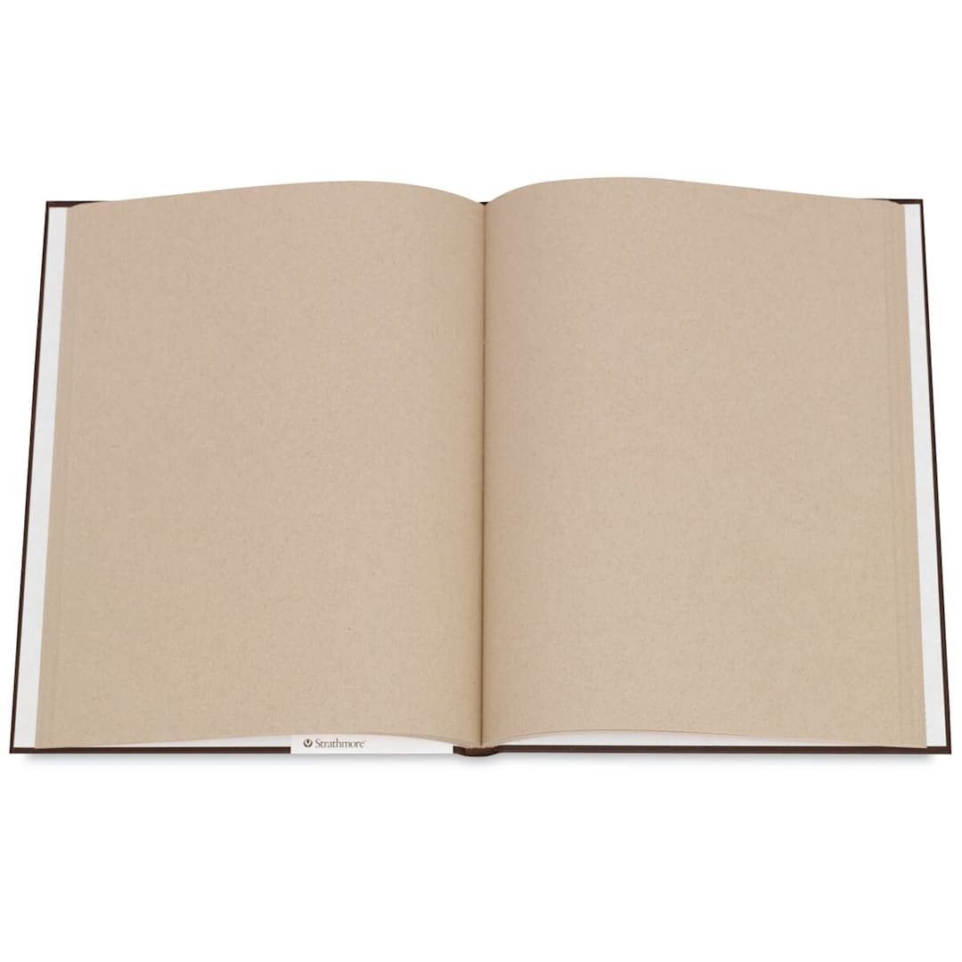 Open in modal - Strathmore 400 Series Toned Sketch Journal - 11" x 8-1/2", 128 pages, Warm Tan, Hardbound
