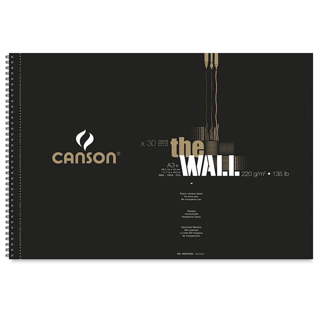 Open in modal - Canson The Wall Sketchbook - Cover of 11.7" x 17.2" Sketchbook