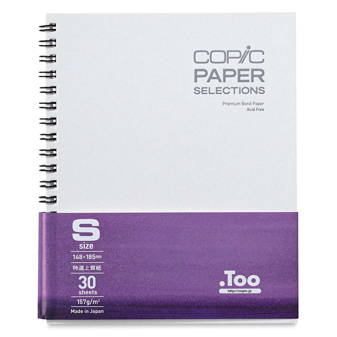 Open in modal - Copic Wirebound Marker Sketchbook - Front cover of Sketchbook with label
