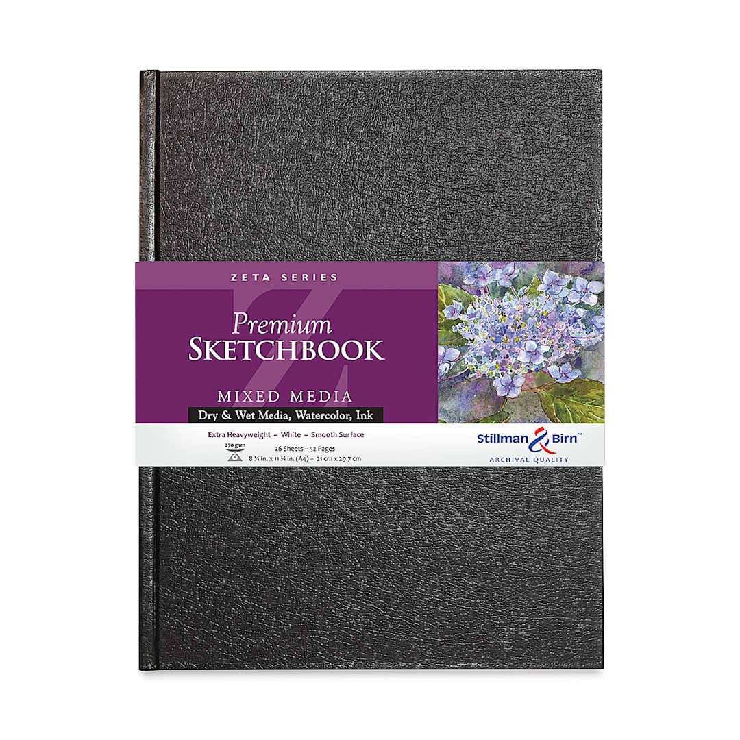 Open in modal - Stillman & Birn Zeta Series Hardcover Sketchbook - 11-3/4'' x 8-1/4'', Portrait