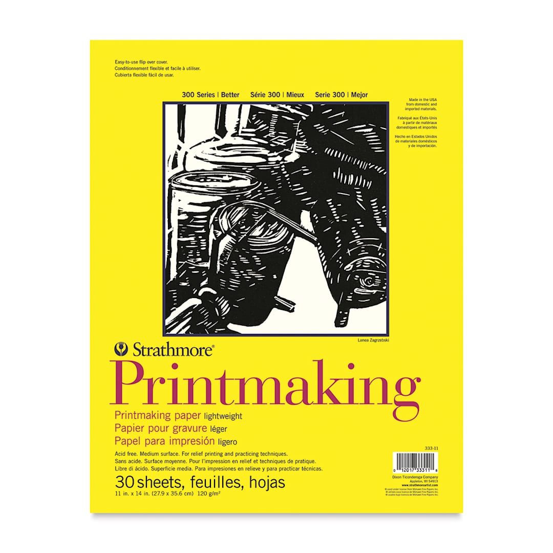 Open in modal - Strathmore 300 Series Printmaking Paper - 11" x 14", 30 Sheets