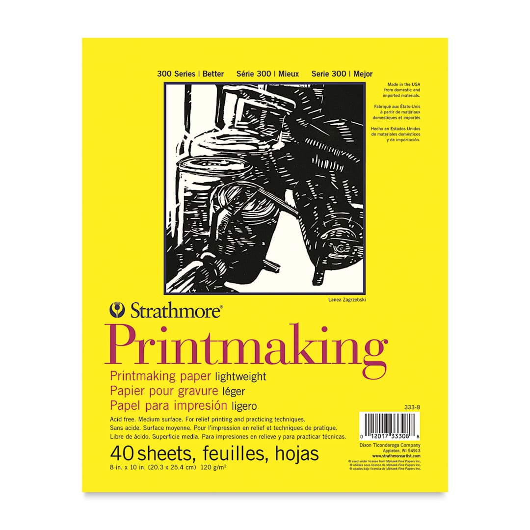 Open in modal - Strathmore 300 Series Printmaking Paper - 8" x 10", 40 Sheets