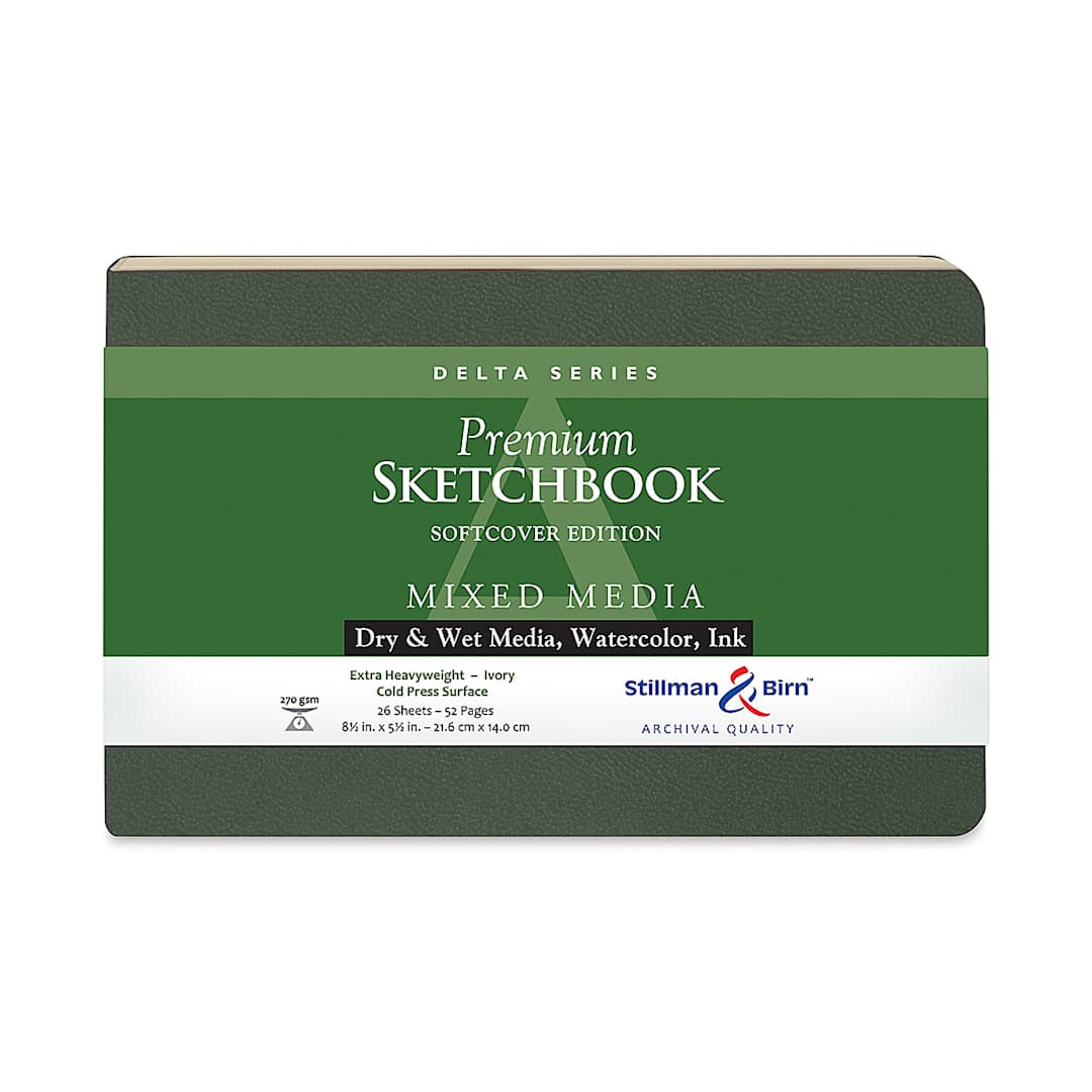 Open in modal - Stillman & Birn Sketchbook - Delta Series, Softcover, 5-1/2" x 8-1/2", Landscape