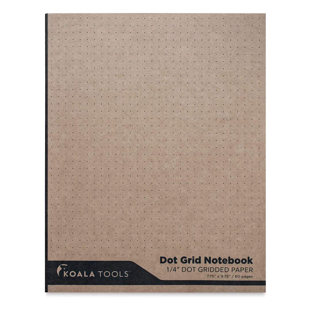 Open in modal - Koala Sketchbook - Front cover of Dot Grid Sketchbook