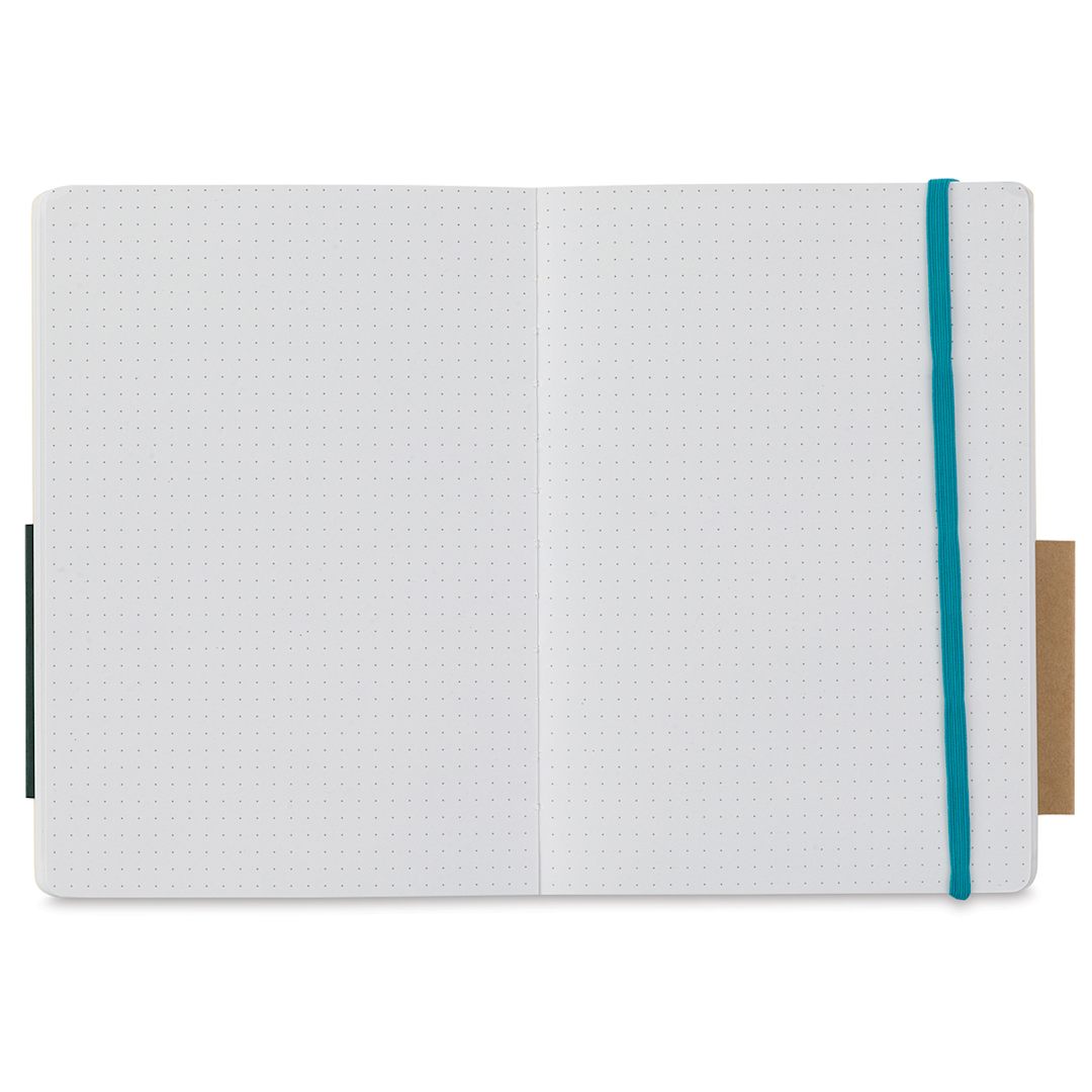 Open in modal - Pentalic Traveler Grid Pocket Journal - 8" x 6"