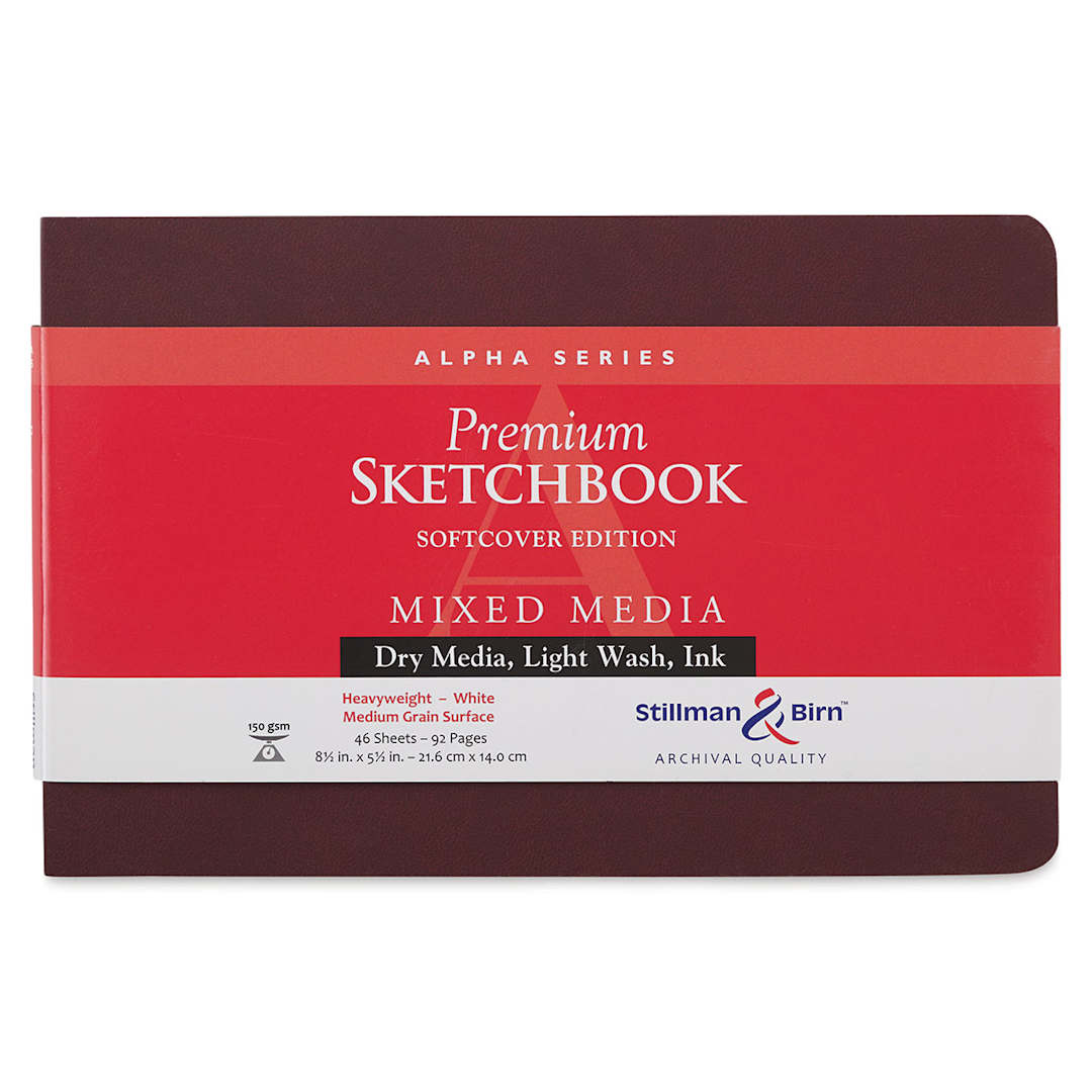 Open in modal - Stillman & Birn Alpha Series Softcover Sketchbook - 5-1/2" x 8-1/2"