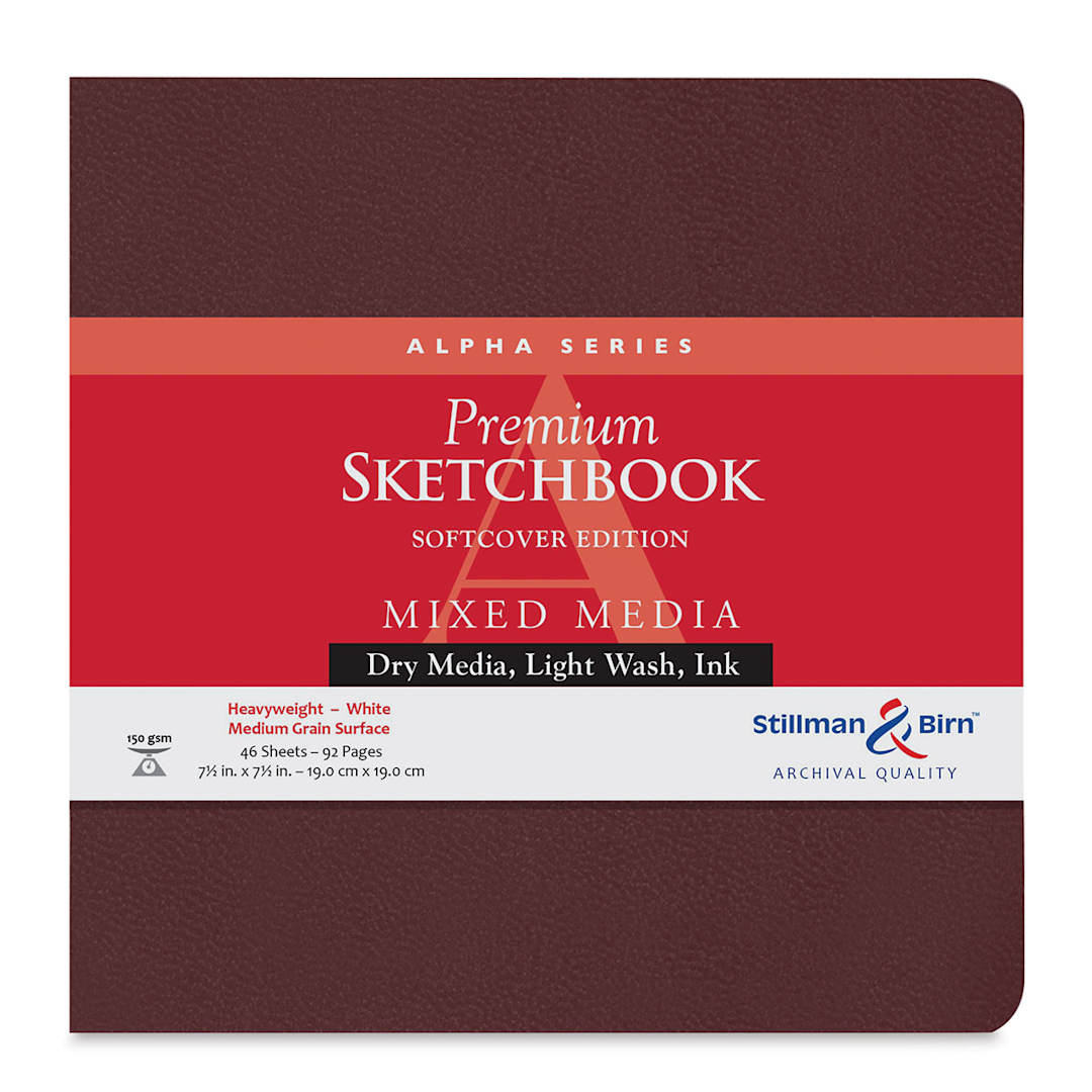 Open in modal - Stillman & Birn Alpha Series Softcover Sketchbook - Front cover of Square Sketchbook