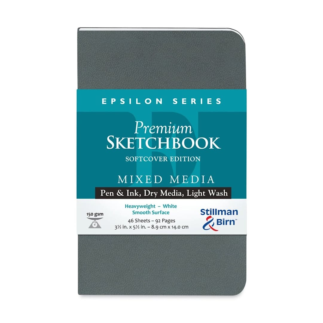 Open in modal - Stillman & Birn Epsilon Series Sketchbook - 5-1/2" x 3-1/2", Soft Cover