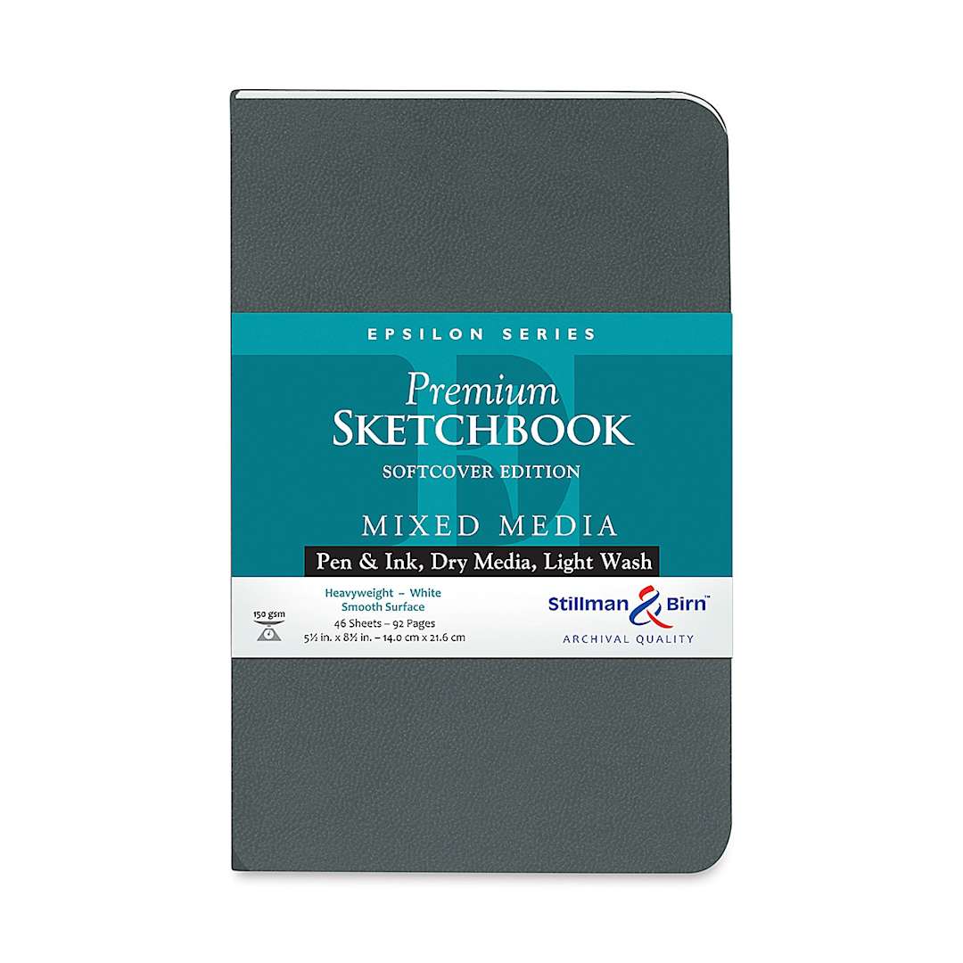 Open in modal - Stillman & Birn Epsilon Series Sketchbook - 8-1/2" x 5-1/2", Soft Cover