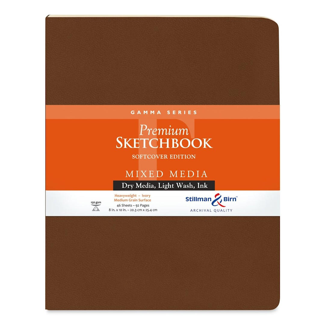 Open in modal - Stillman & Birn Gamma Series Softcover Sketchbook - 10" x 8"