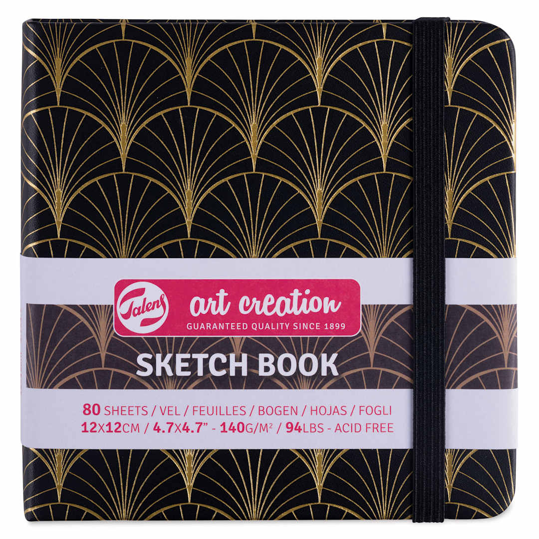 Open in modal - Royal Talens Art Creations Sketchbook - 4.7" x 4.7", Art Deco, front