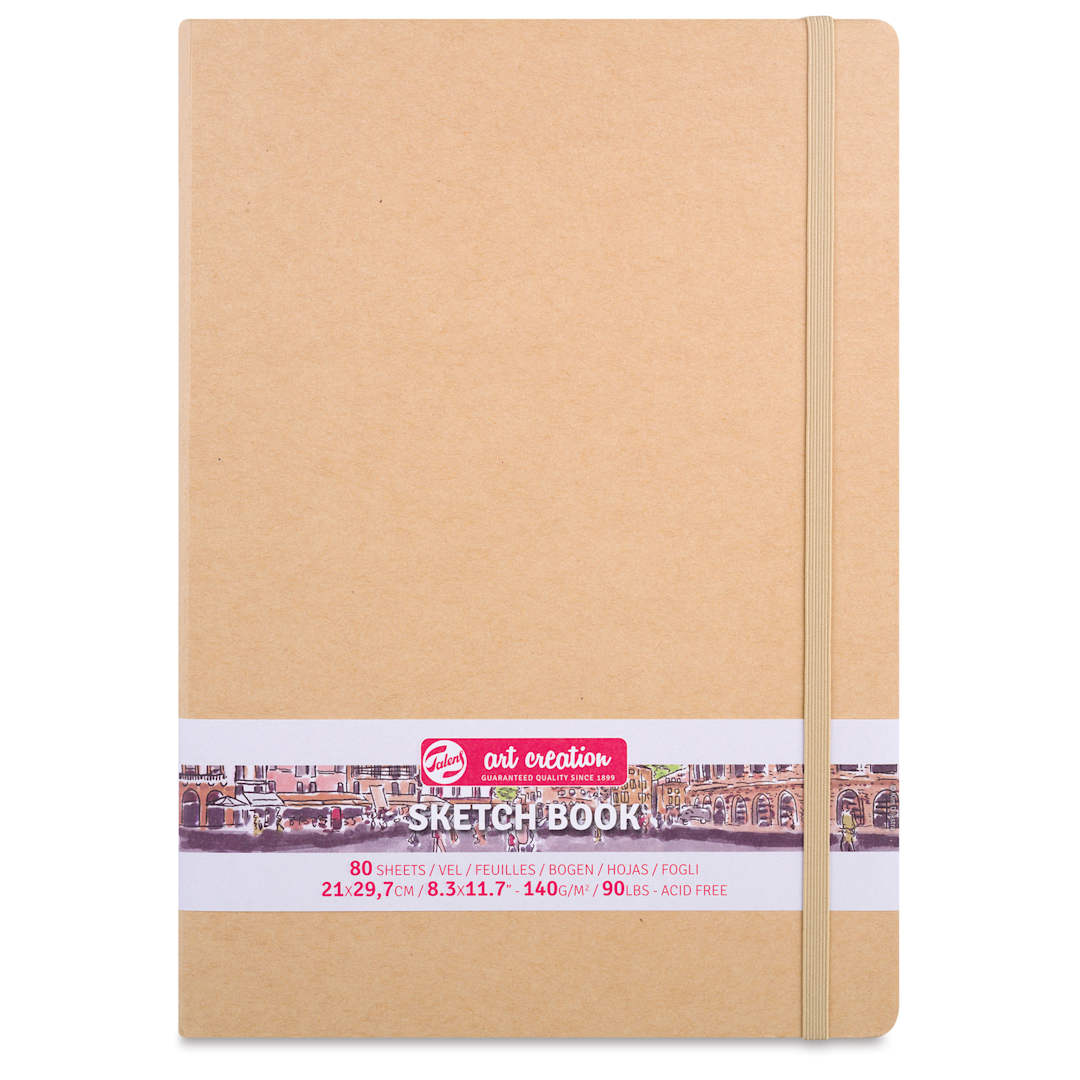Open in modal - Talens Art Creations Sketchbook - Kraft, 11.7" x 8.3", front cover