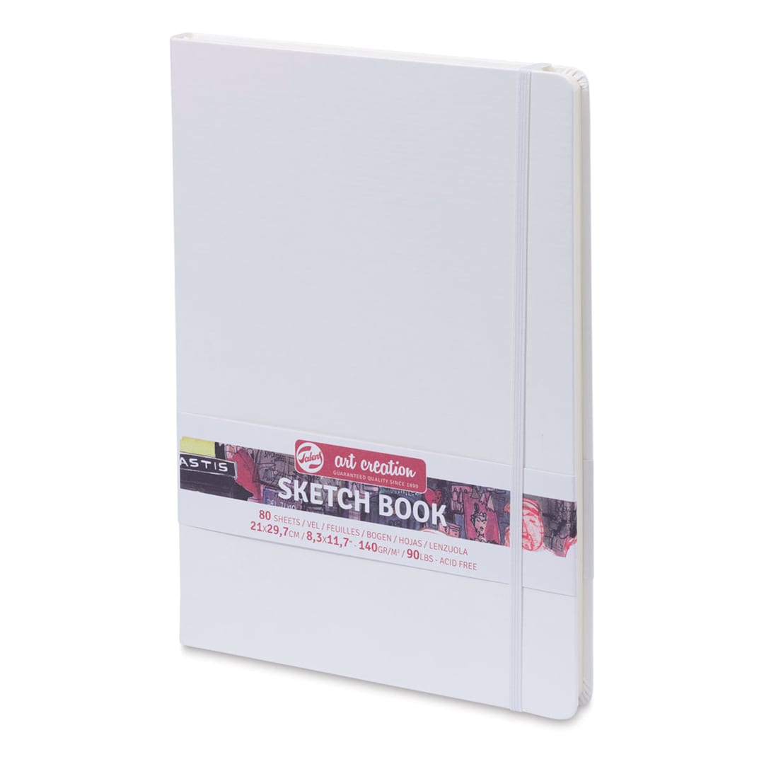Open in modal - Talens Art Creations Sketchbook - White, 11.7" x 8.3"
