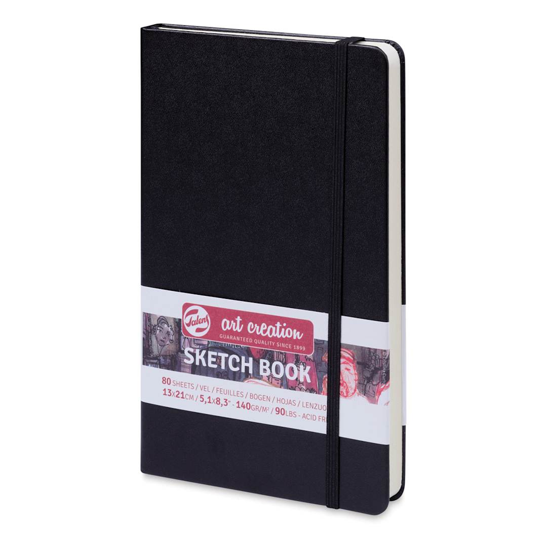 Open in modal - Talens Art Creations Sketchbook - Black, 8.3" x 5.1"