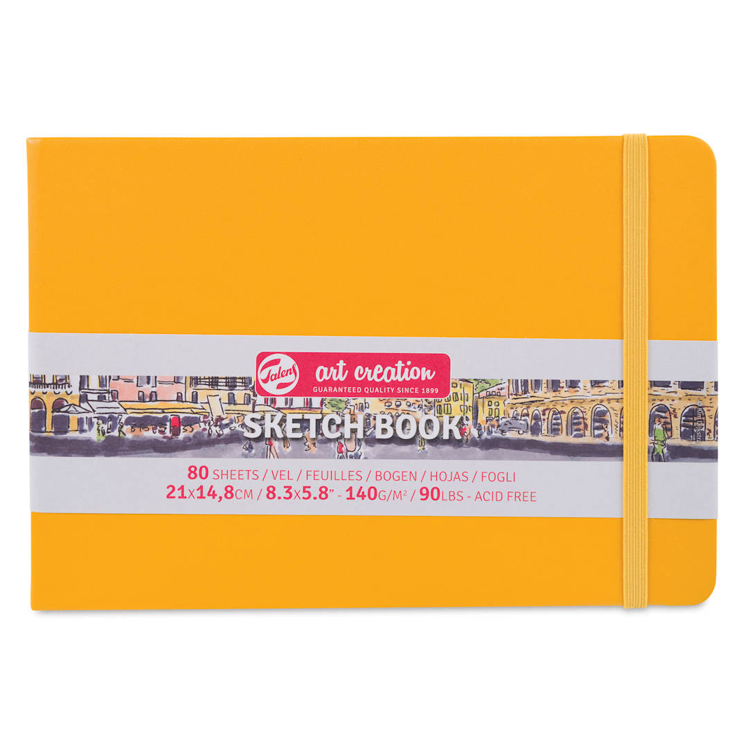 Open in modal - Royal Talens Art Creations Sketchbook - 5.8" x 8.3", Golden Yellow, front