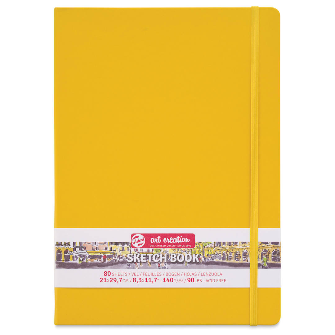 Open in modal - Talens Art Creations Sketchbook - Golden Yellow, 11.7" x 8.3", front cover
