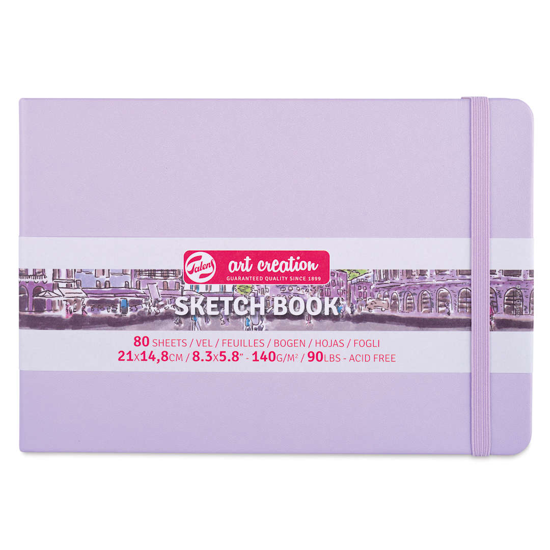 Open in modal - Royal Talens Art Creations Sketchbook - 5.8" x 8.3", Pastel Violet, front