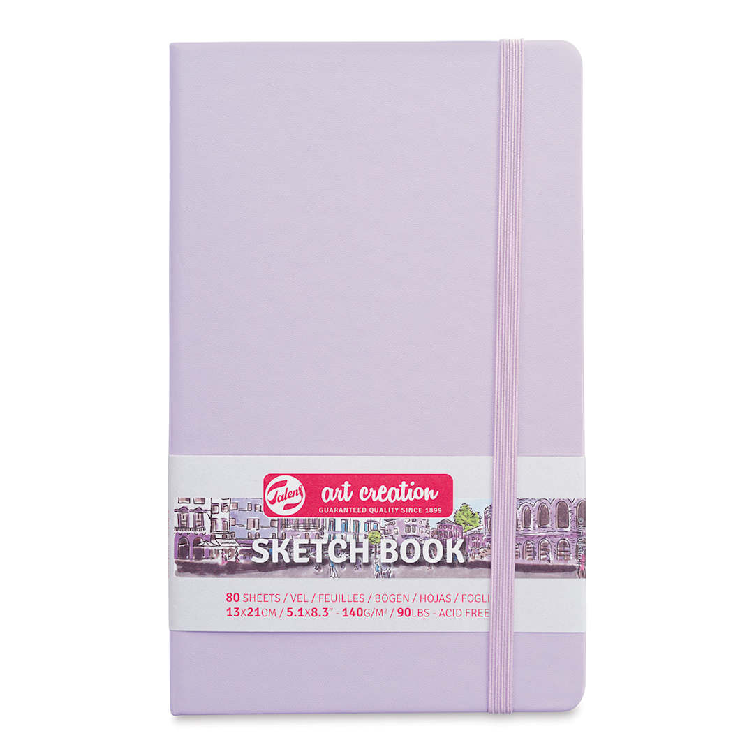 Open in modal - Talens Art Creations Sketchbook - Pastel Violet, 8.3" x 5.1"