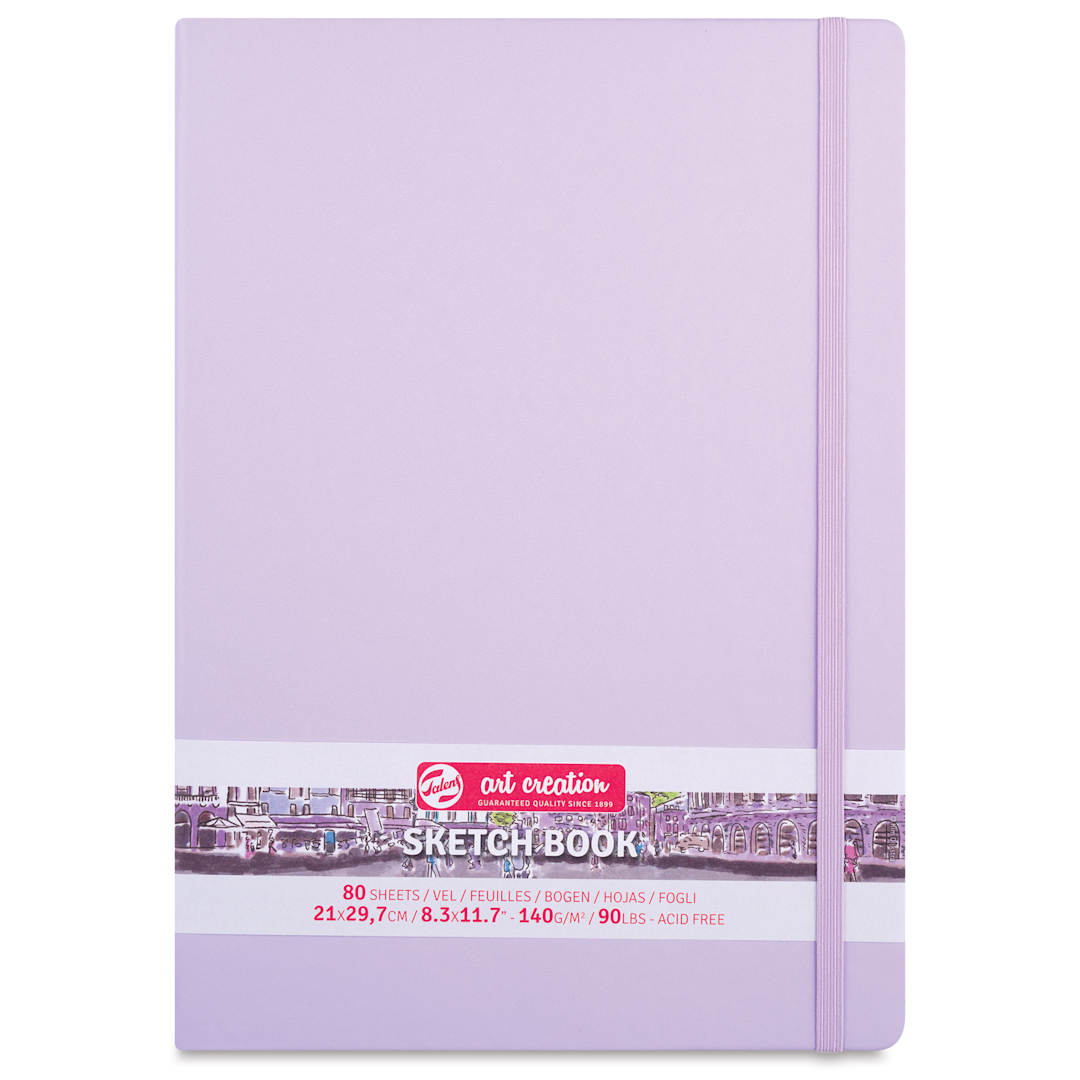 Open in modal - Talens Art Creations Sketchbook - Pastel Violet, 11.7" x 8.3", front cover