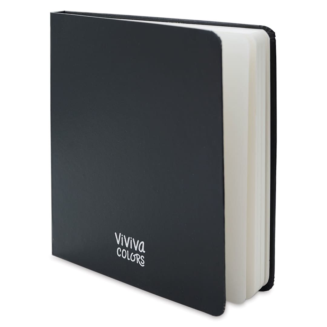 Open in modal - Viviva Hardbound Sketchbook - Ivory White, 7-1/2" x 7-1/2", 120 lb