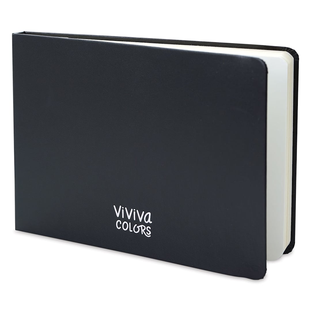 Open in modal - Viviva Hardbound Sketchbook - Cotton White, 5-3/4" x 8-1/4", 140 lb