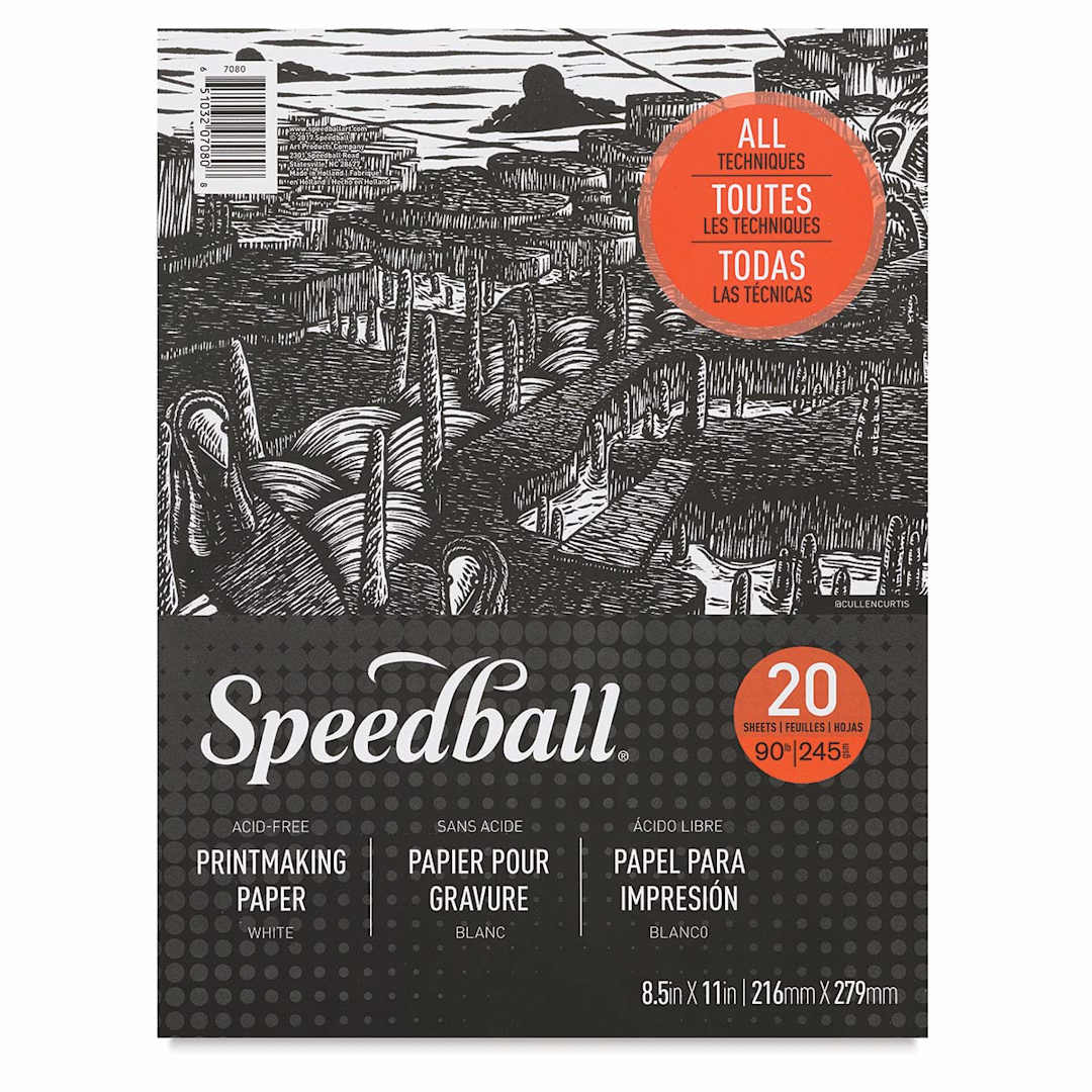 Open in modal - Speedball Printmaking Pad - 8-1/2" x 11", 20 Sheets, 90 lb
