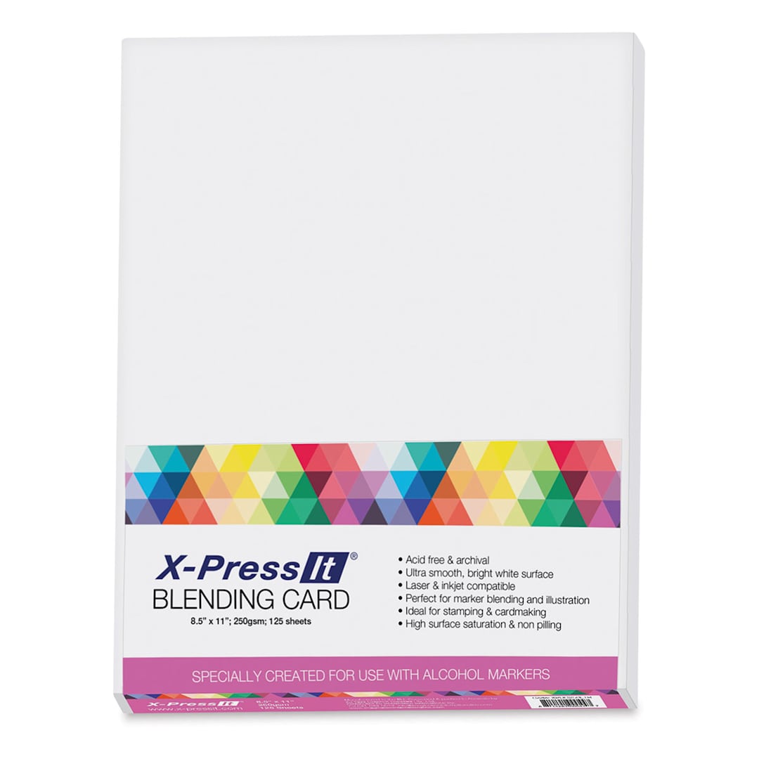 Open in modal - X-Press It Blending Cardstock - 8-1/2" x 11", Pkg of 125 Sheets