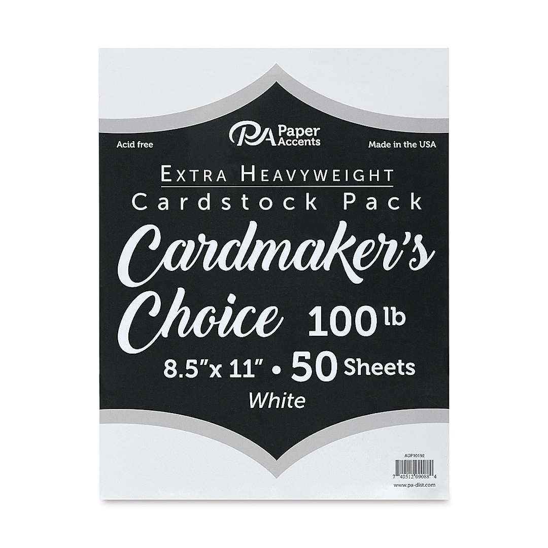 Open in modal - Paper Accents Cardmaker's Choice Cardstock Pack - 50 Sheets, 8-1/2" x 11"