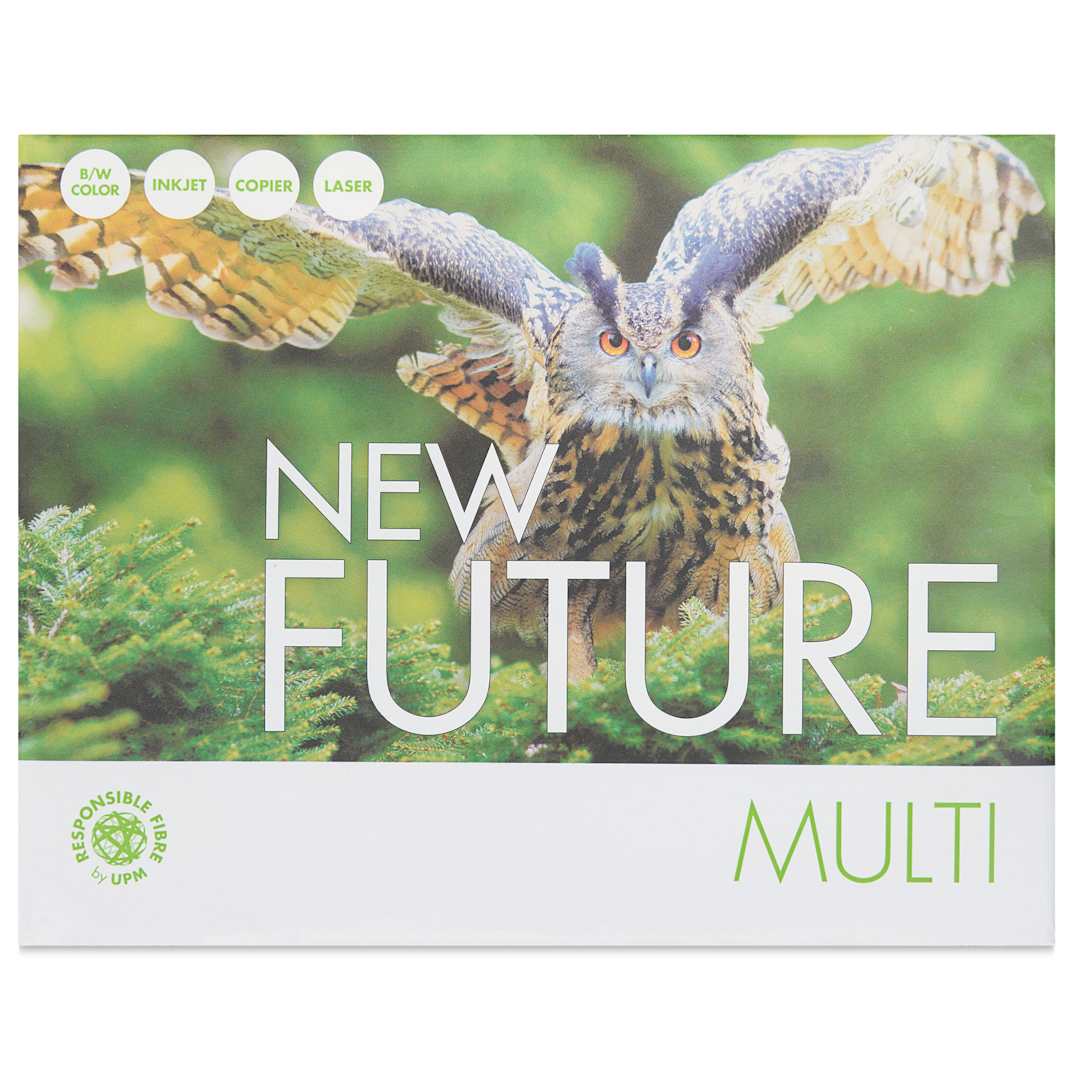 Open in modal - New Future Multipurpose Copy Paper - 8-1/2" x 11", 500 Sheets front of packaging