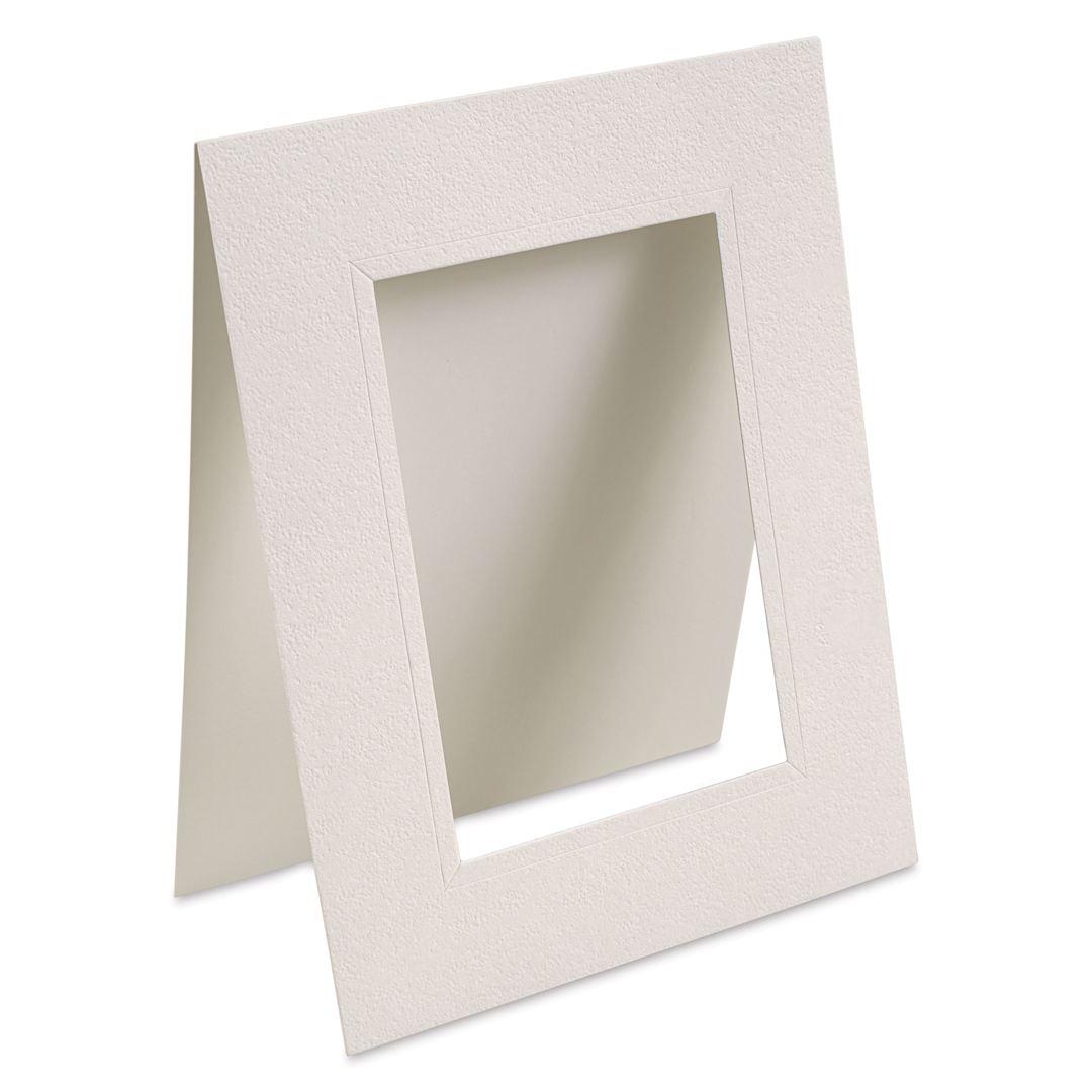 Open in modal - Stu-Art Economy Ready-Mats with Backing - 8" x 10", Pkg of 25, single pre-cut mat