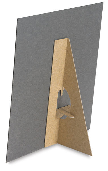 Open in modal - Chipboard Easels - Easel shown attached to back of board