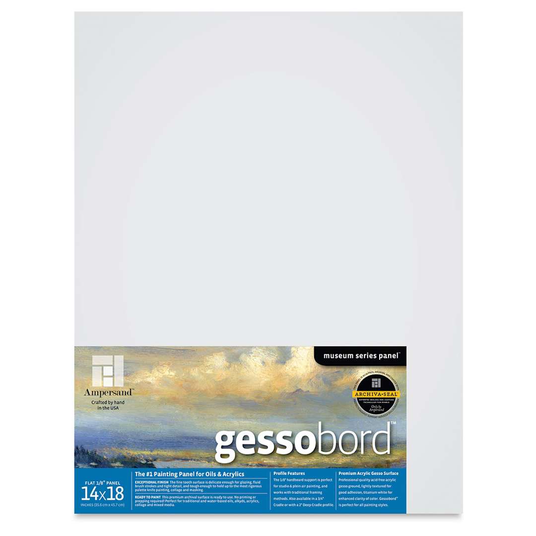 Open in modal - Ampersand Gessobord - 14'' x 18'', 1/8'' Flat