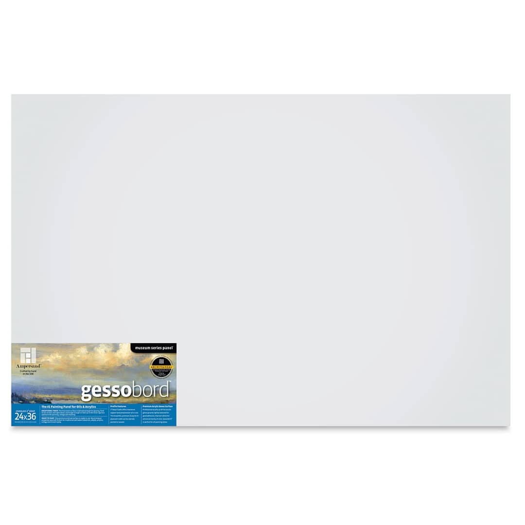 Open in modal - Ampersand Gessobord - 24'' x 36'', 2'' Cradled