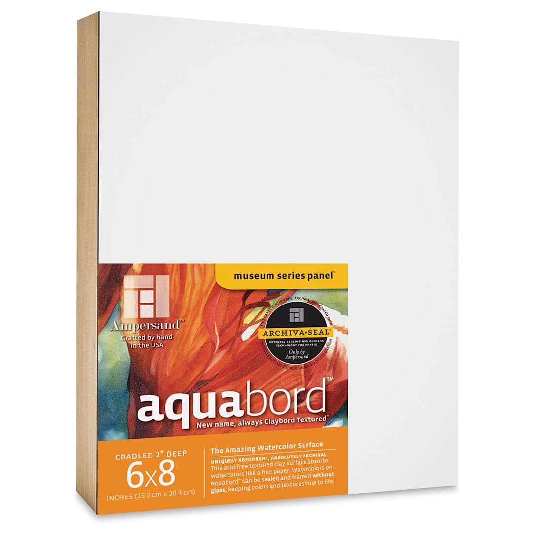 Open in modal - Ampersand Aquabord Panel - 6" x 8", 2" Deep Cradled