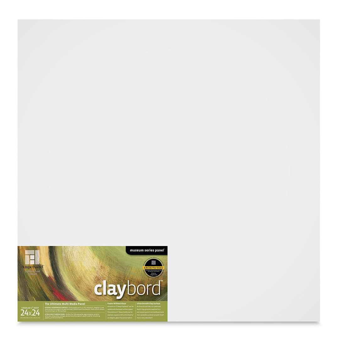 Open in modal - Ampersand Claybord - 18" x 24", 2" Deep Cradled