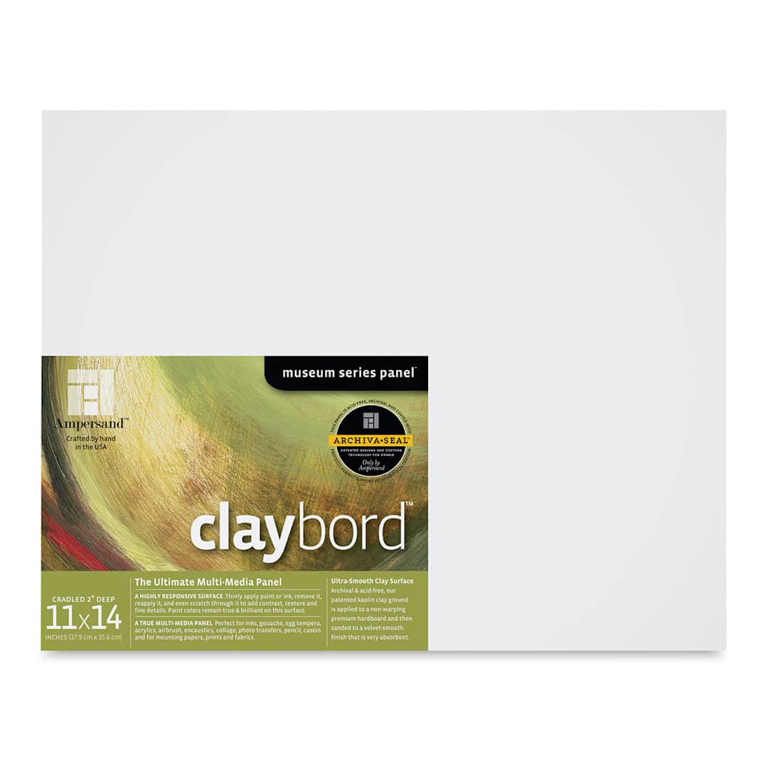 Open in modal - Ampersand Claybord - 11'' x 14'', 2'' Deep Cradled