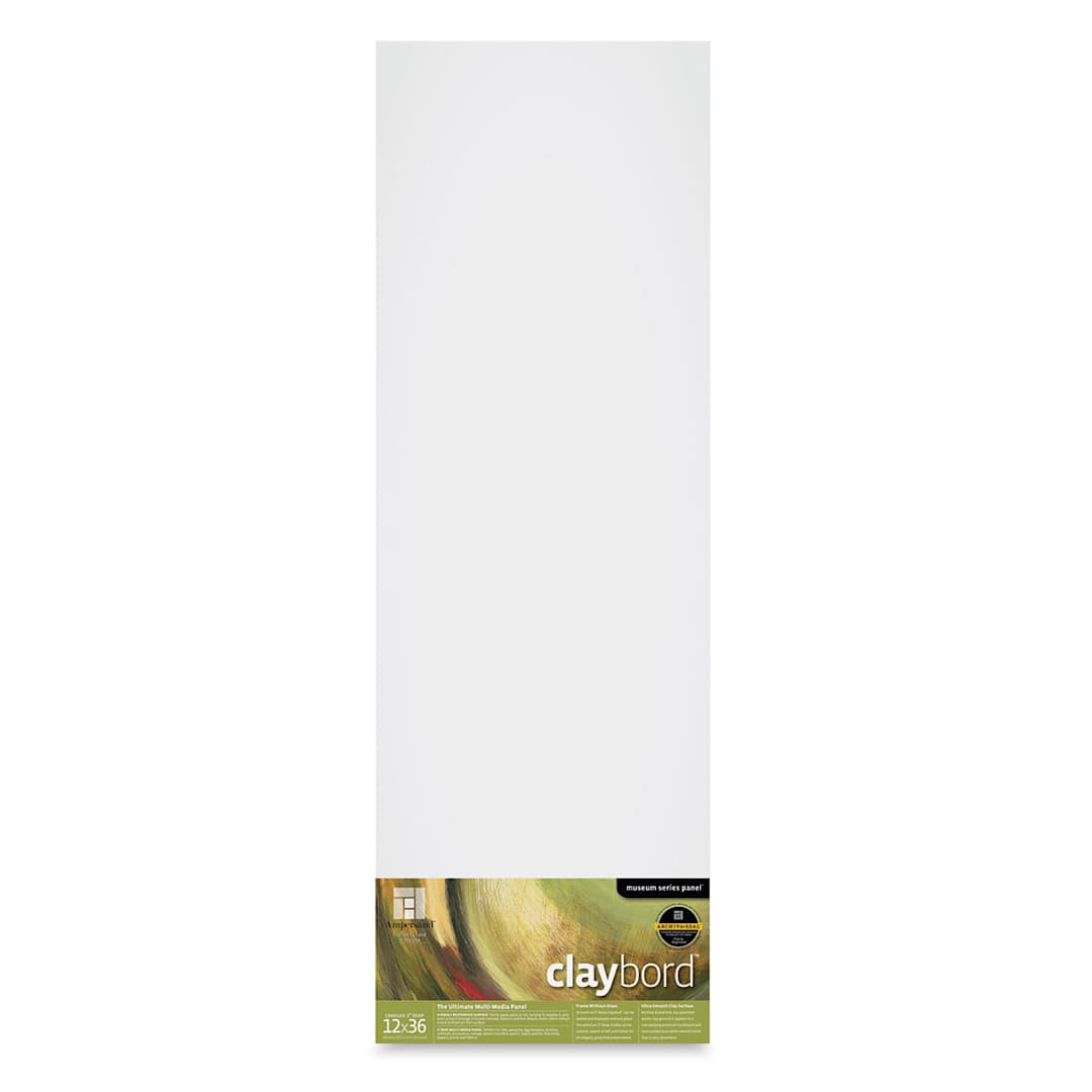 Open in modal - Ampersand Claybord - 12'' x 36'', 2'' Deep Cradled