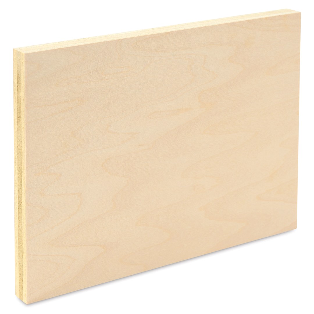 Open in modal - Art Boards Natural Maple Panel - 5" x 7", uncradle