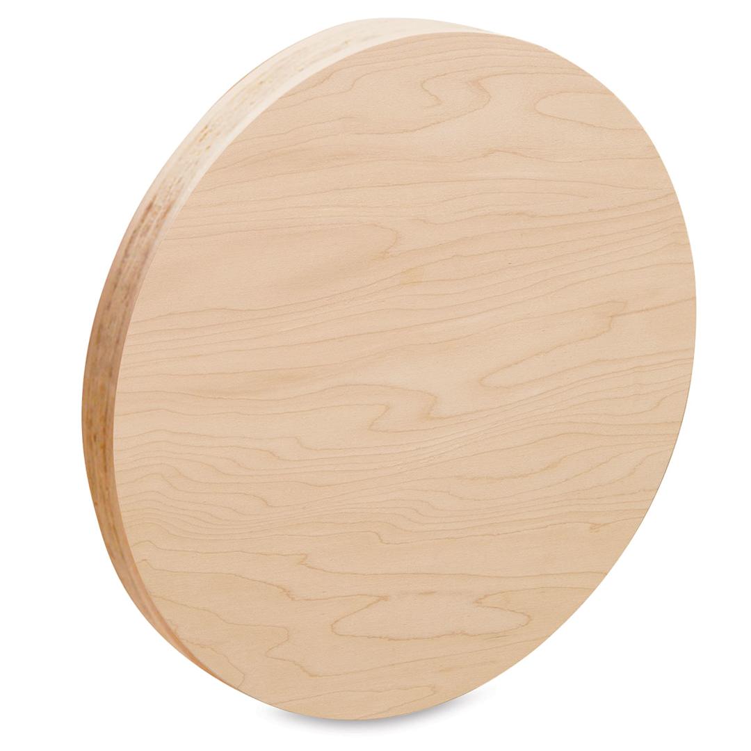 Open in modal - Art Boards Natural Maple Panel - 6" Round, Uncradled