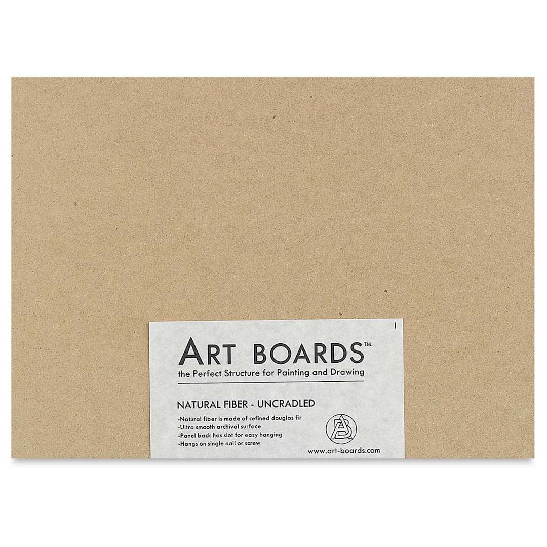 Open in modal - Art Boards Natural Fiber Painting Panel - 9" x 12" x 3/8", Uncradled