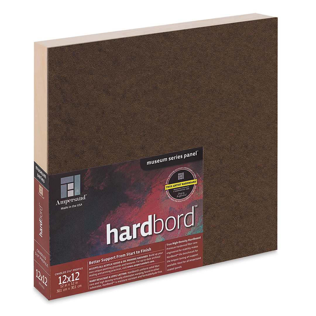 Open in modal - Ampersand Hardbord Panel - 12" x 12", 1-1/2" Cradled