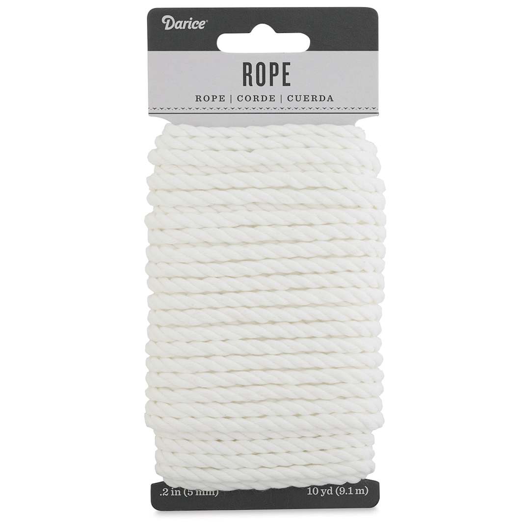 Open in modal - Darice White Polyester Rope