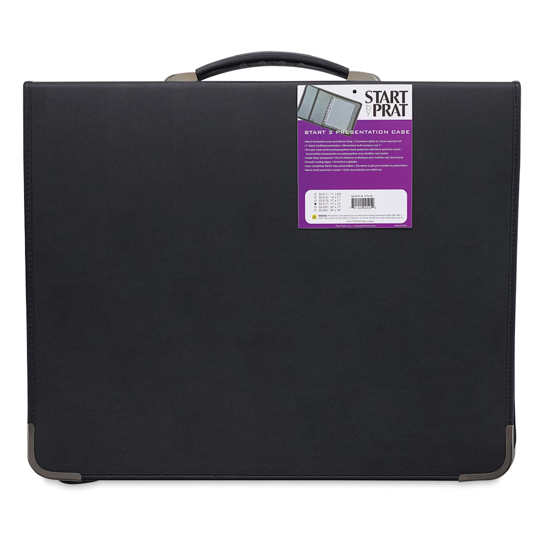 Open in modal - Prat Start 2 Presentation Case - Side view of case with label