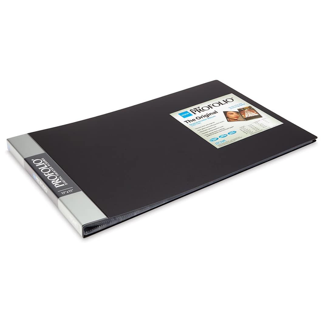 Open in modal - Itoya Original Art Profolio - 11" x 17", Black, Landscape, 24 Pages