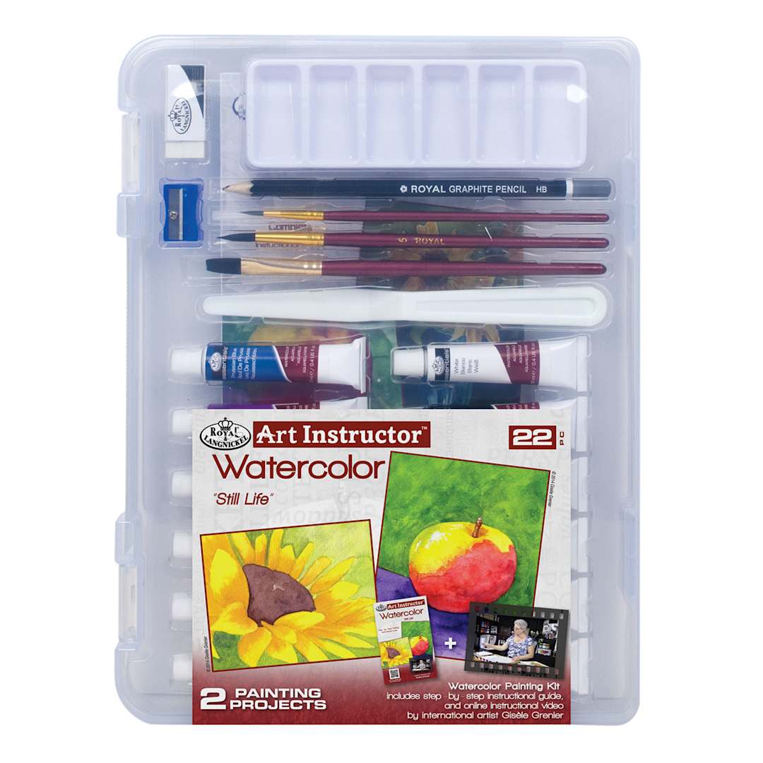 Open in modal - Royal & Langnickel Art Instructor Watercolor Still Life 22-Piece Set