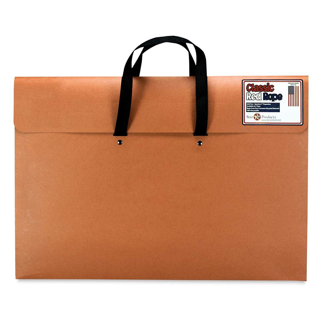 Open in modal - Star Products Wallet Portfolio - 20" x 26" x 2", Red, With Handles