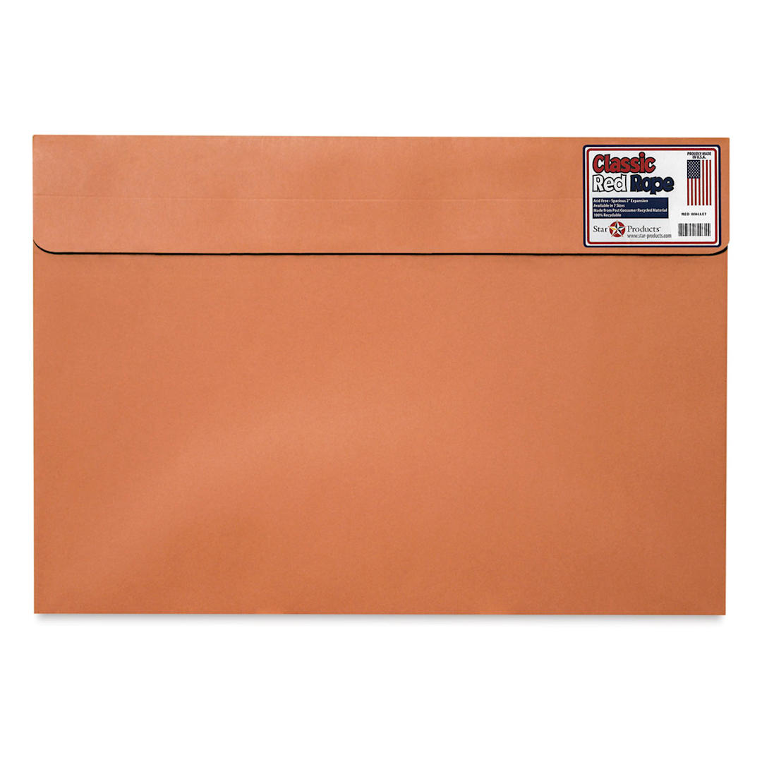 Open in modal - Star Products Wallet Portfolio - 12" x 18" x 2", Red, Without Handles